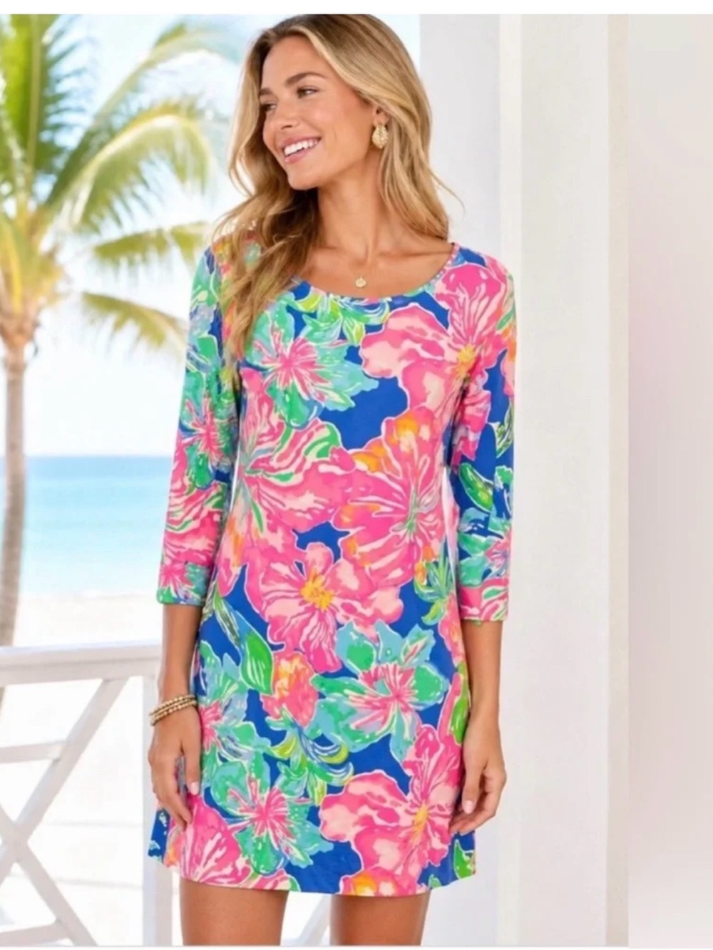 Lilly Pulitzer Marlowe Dress in Jungle Utopia Size XS Pima Cotton
